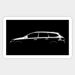 Peugeot 308 SW (2013) Silhouette Magnet